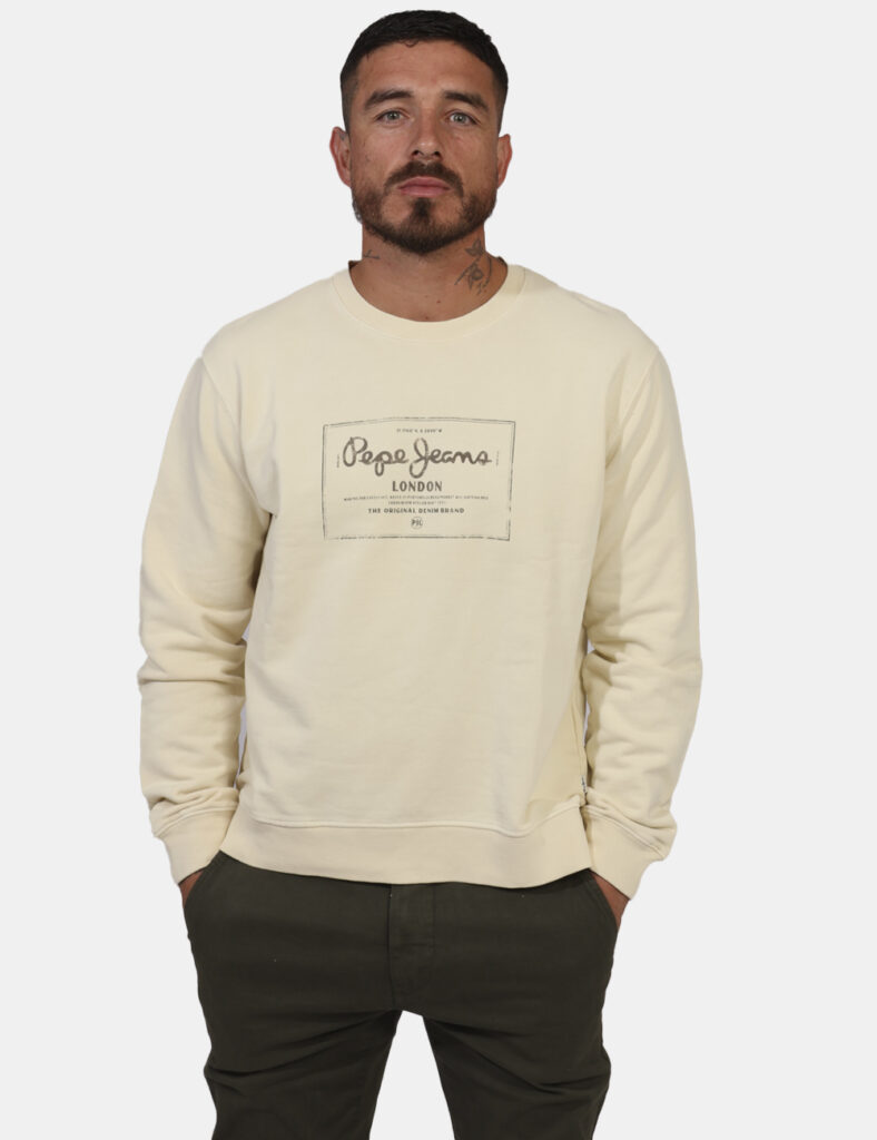 Pepe Jeans uomo  - Felpa Pepe Jeans Beige