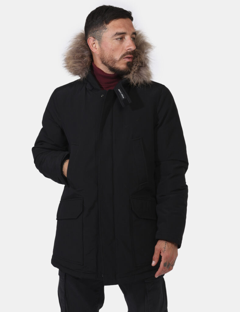 Outlet piumino uomo scontato - Giaccone Woolrich Nero