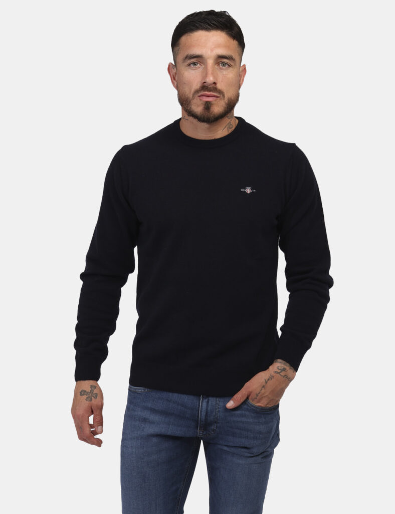 Gant uomo outlet - Maglione Gant blu  - Maglione Gant Blu