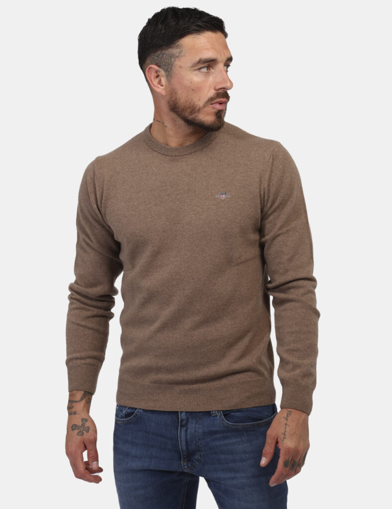 Gant uomo outlet - Maglione Gant blu  - Maglione Gant Marrone