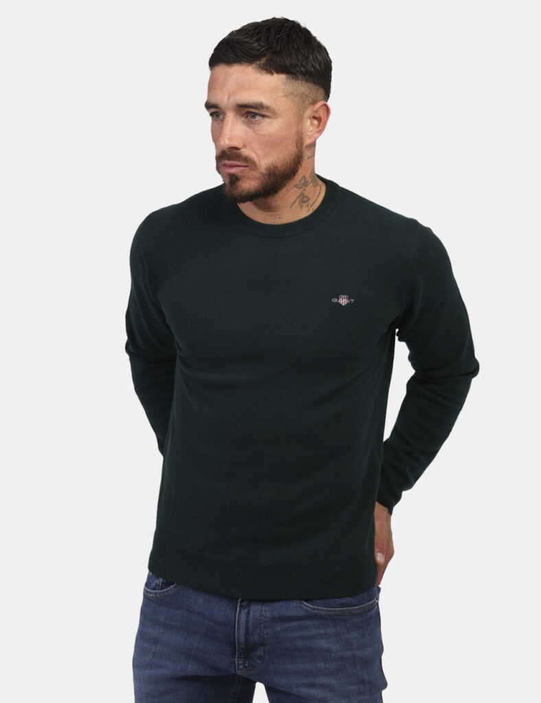 Gant uomo outlet - Maglione Gant blu  - Maglione Gant Verde