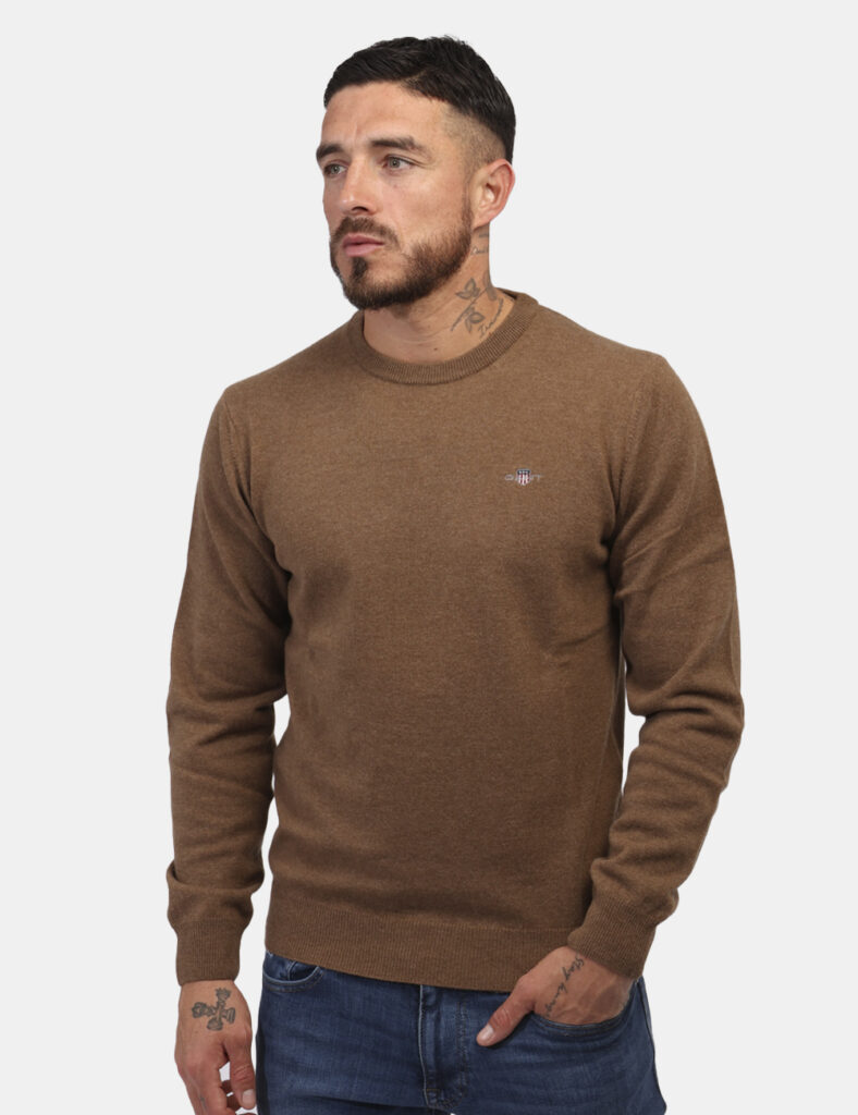 Gant uomo outlet - Maglione Gant blu  - Maglione Gant Marrone