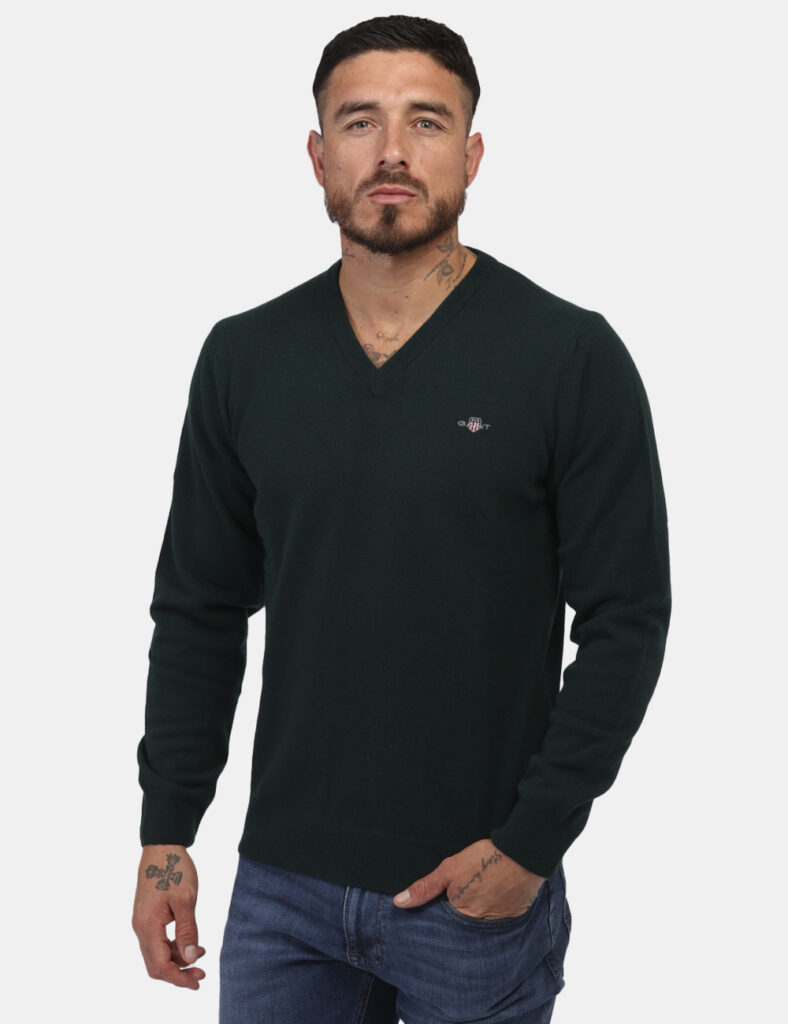 Gant uomo outlet - Maglione Gant blu  - Maglione Gant Verde