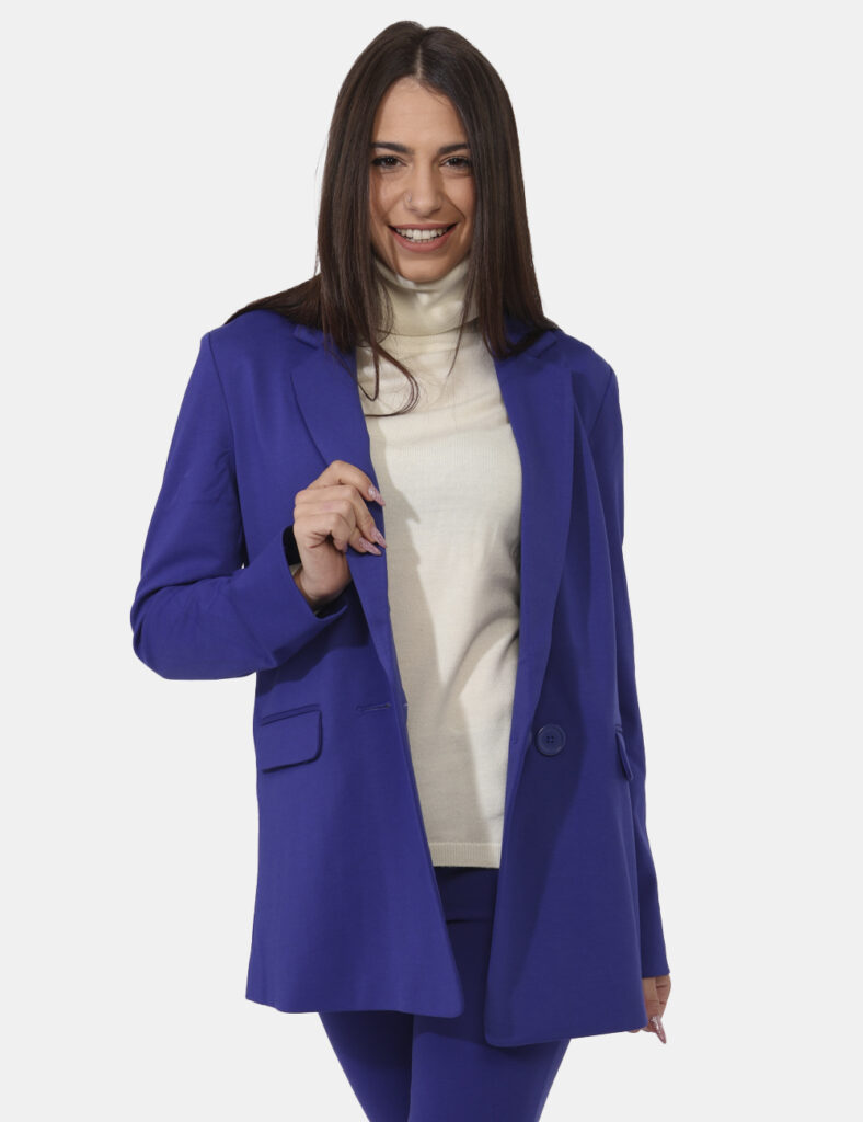 Fracomina outlet - Blazer Fracomina Blu