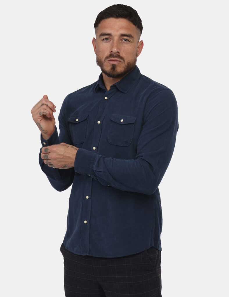 Fred Mello outlet - Camicia Fred Mello Blu