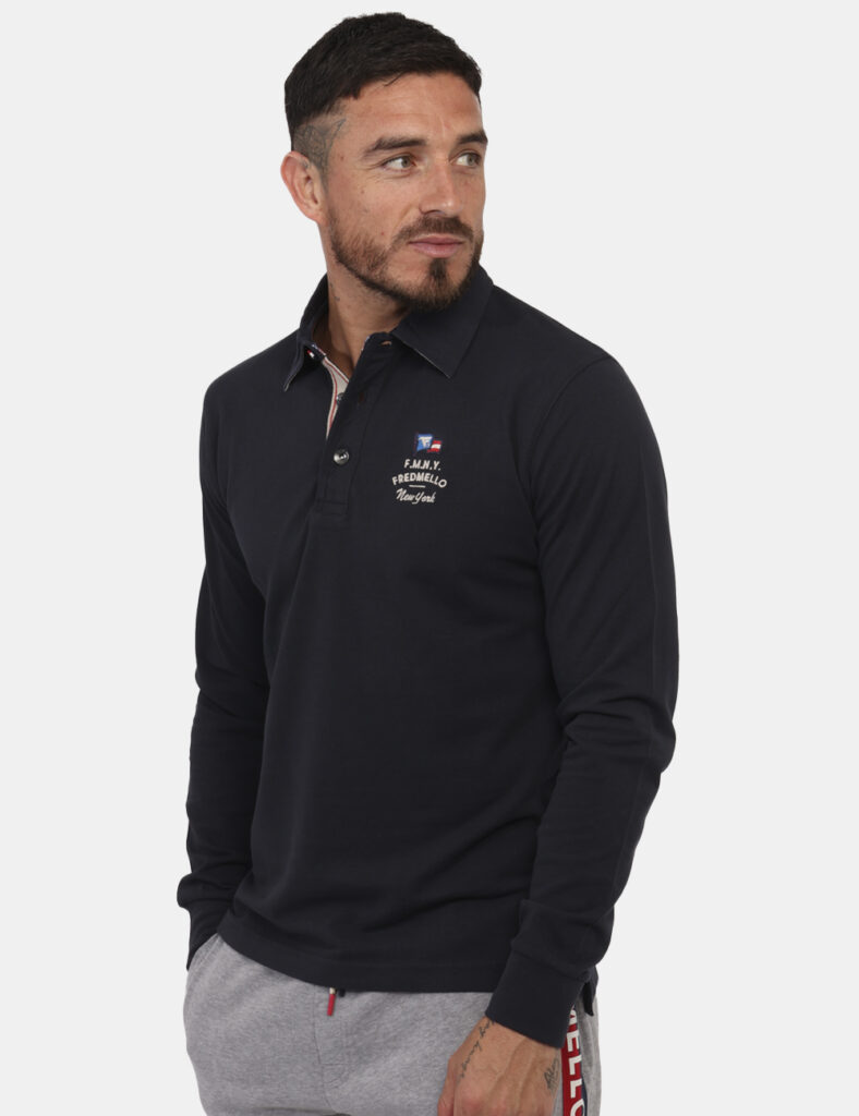 Fred Mello outlet - Polo Fred Mello Blu