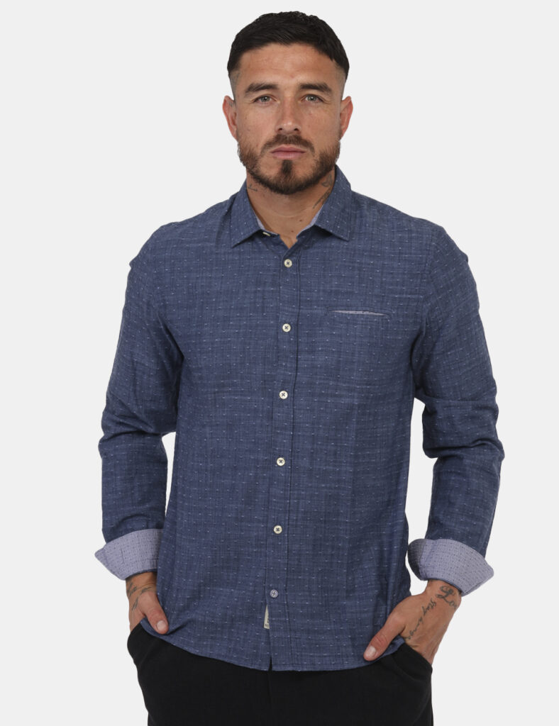 Fred Mello outlet - Camicia Fred Mello Blu