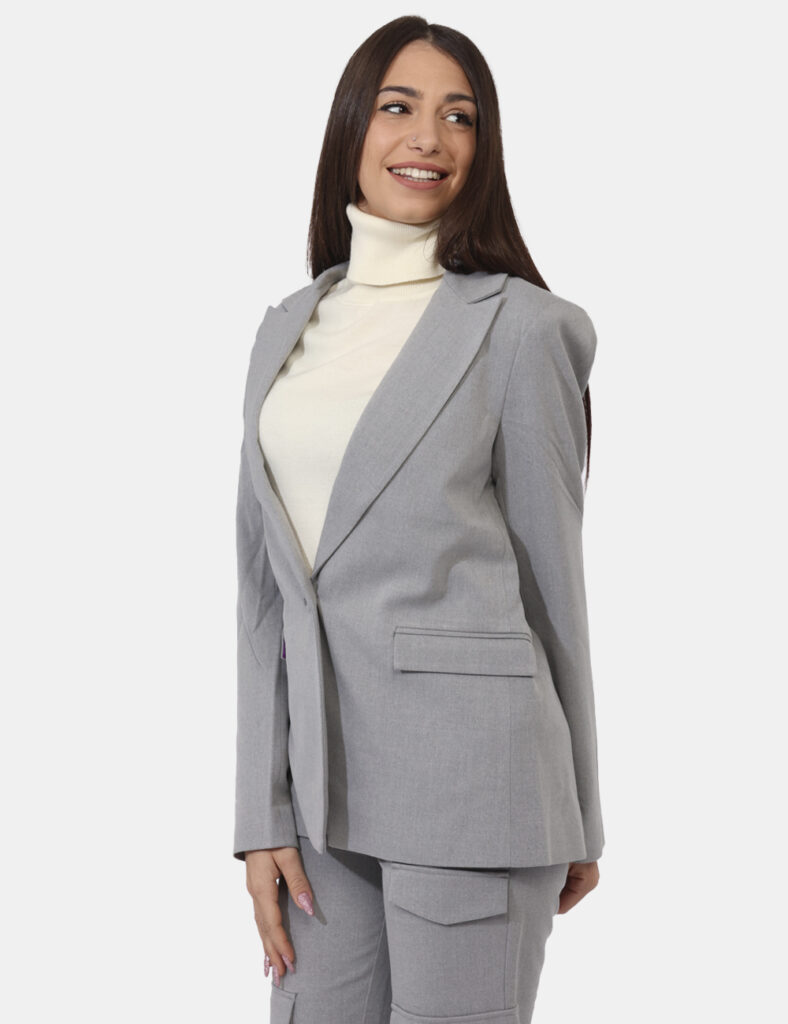 Fracomina outlet - Blazer Fracomina Grigio