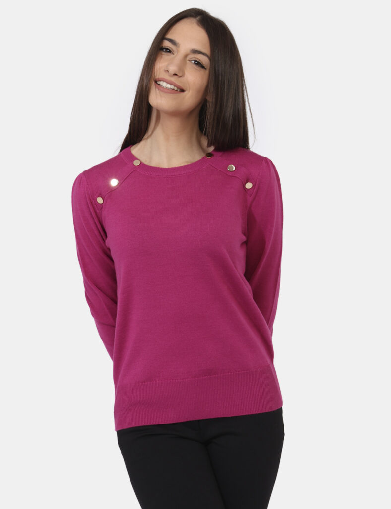 Fracomina outlet - Maglione Fracomina Fucsia