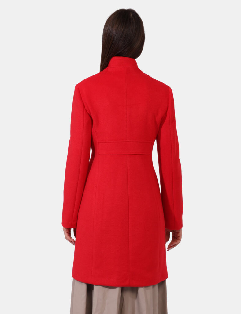 Abbigliamento donna scontato - Cappotto Sandro Ferrone Rosso