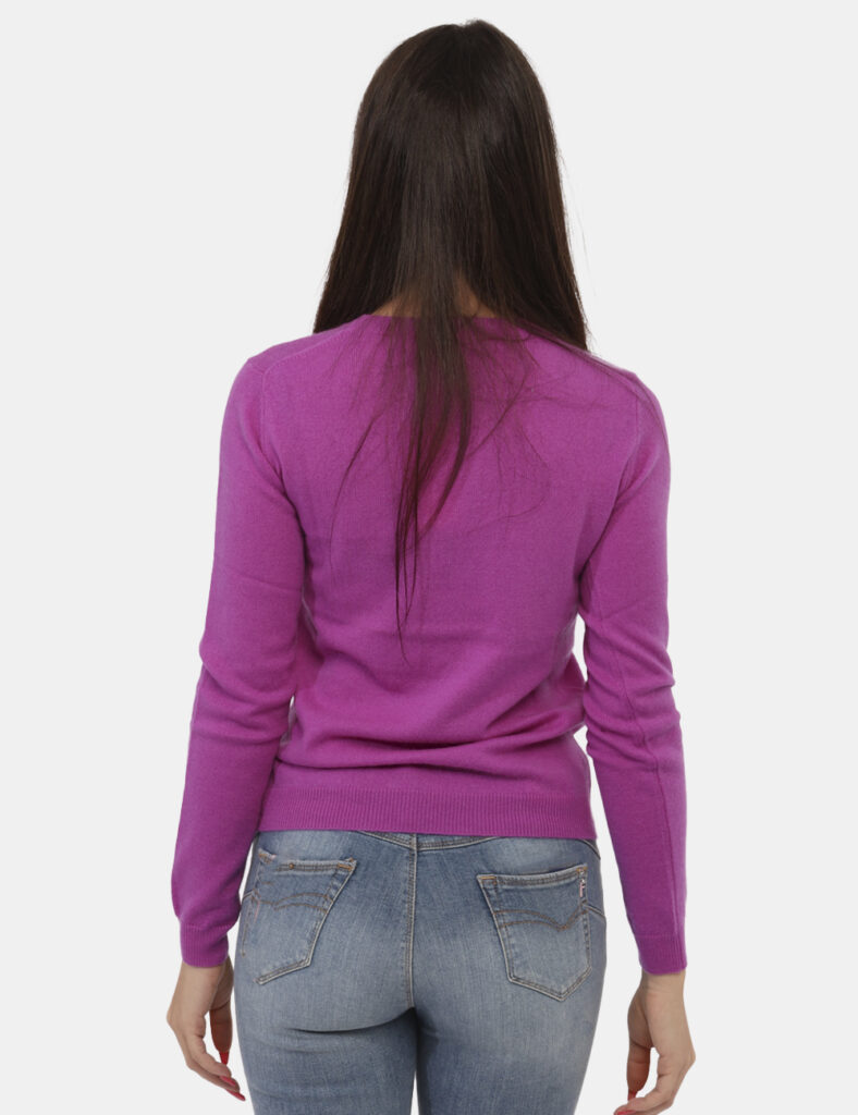 Maglione Maison Du Cachemire Fucsia