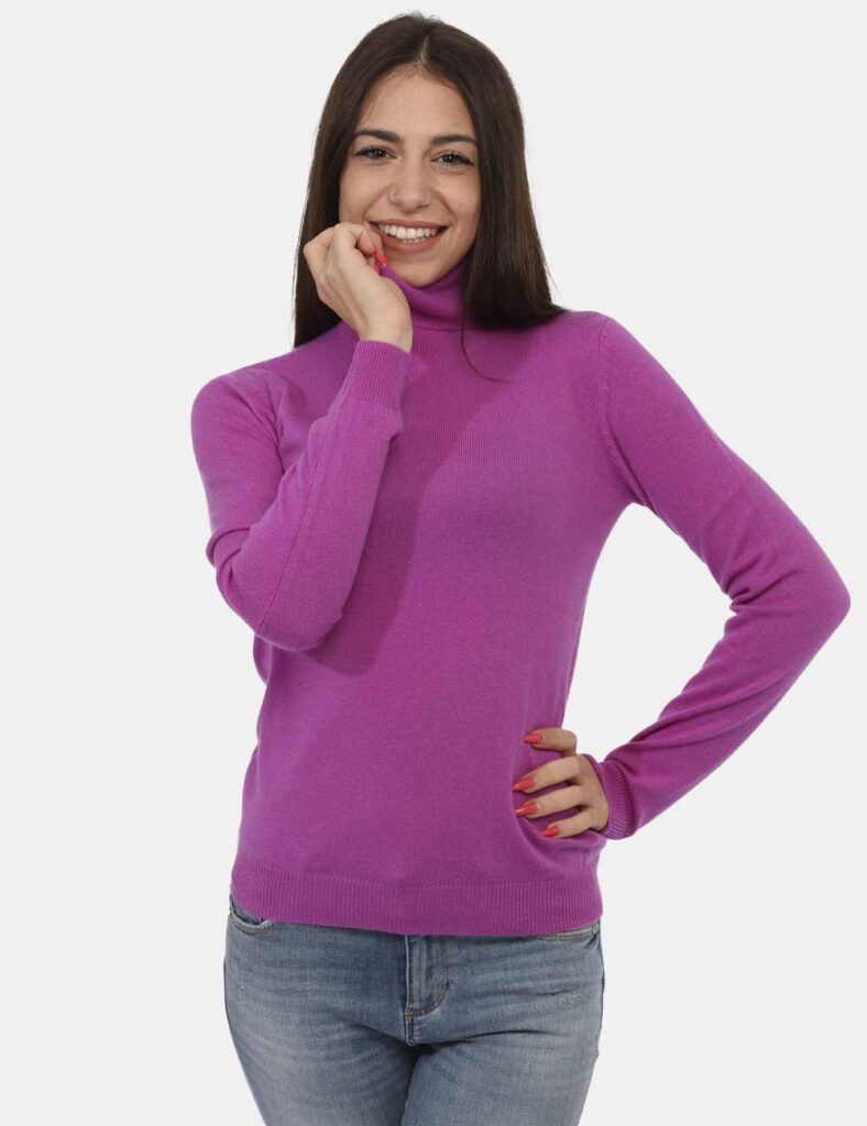 Maglione Maison Du Cachemire Fucsia