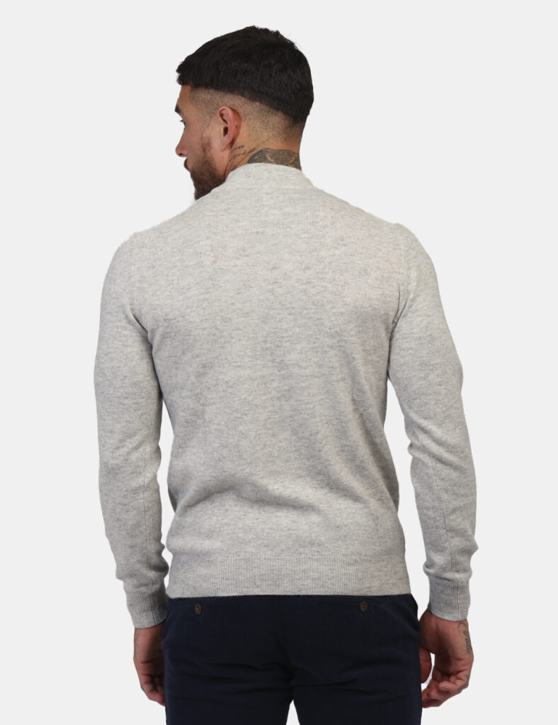 Outlet maglione uomo scontato - Maglione Maison Du Cachemire Grigio