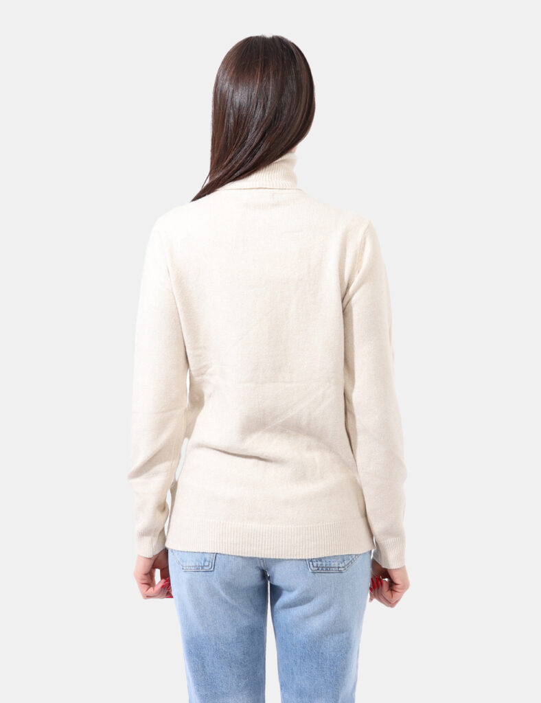 Maglione dolcevita Sandro Ferrone Beige