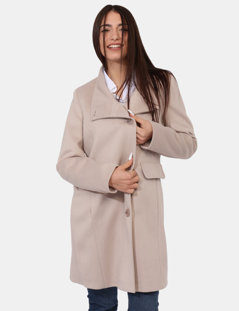 Cappotto Sandro Ferrone Beige