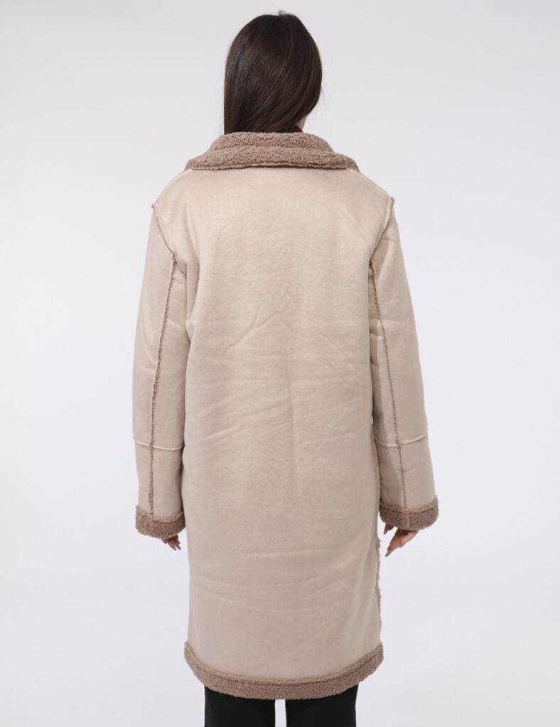 Cappotto Materica Marrone