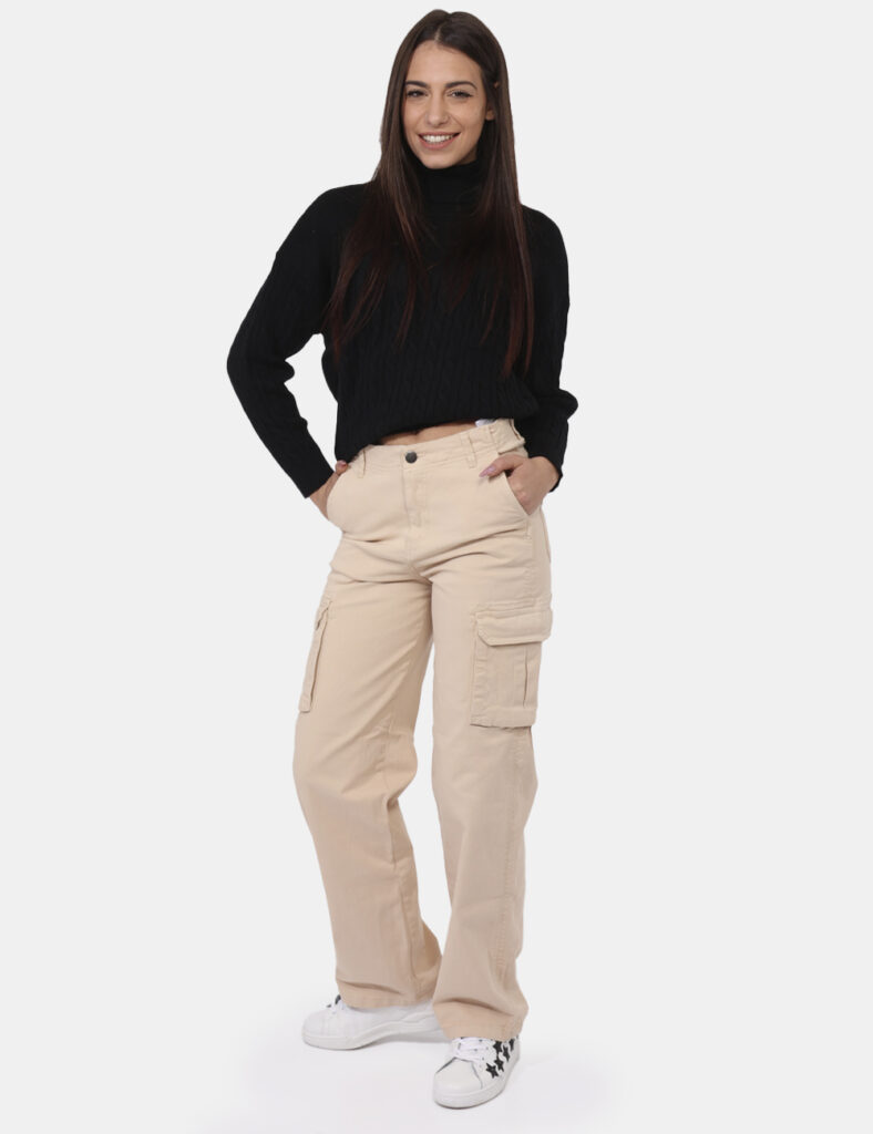 Pantaloni Cargo Concept83 Beige