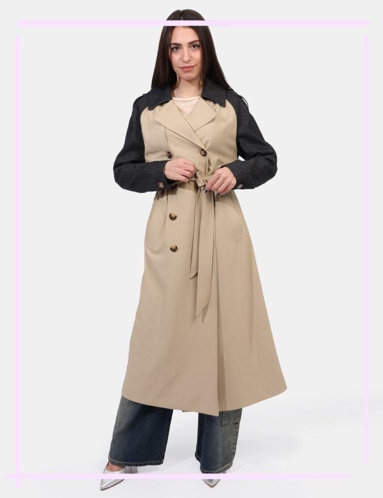 Trench taglia 42 Denny Rose Beige