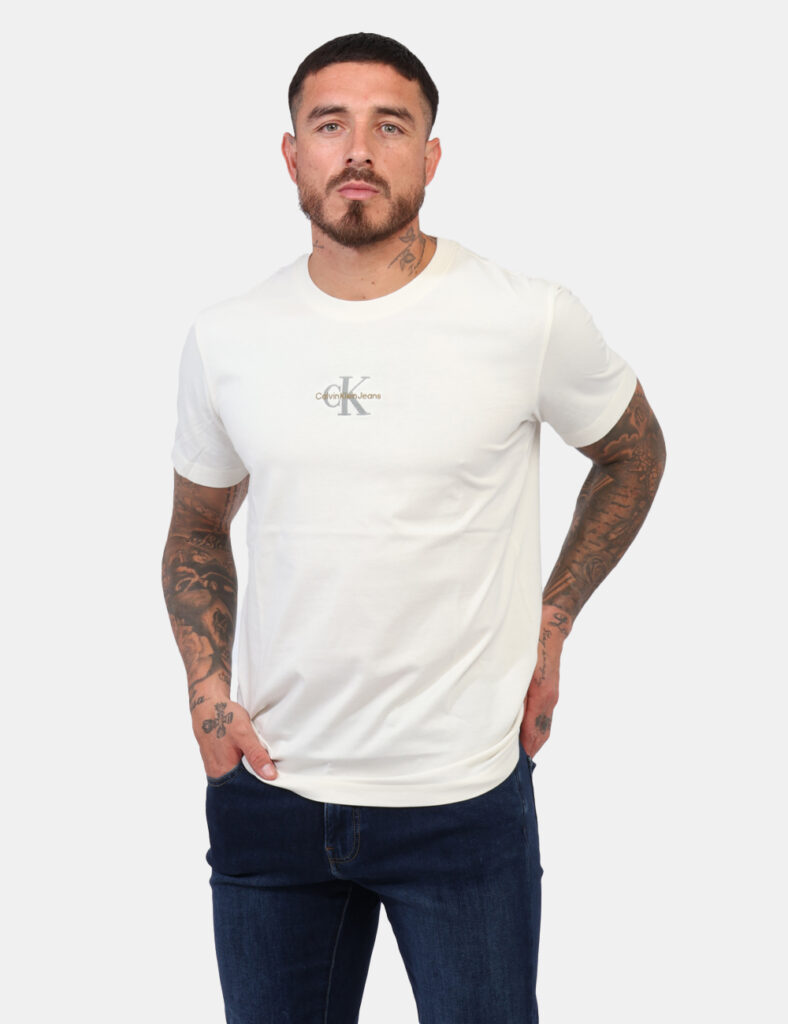 T-shirt Calvin Klein Panna