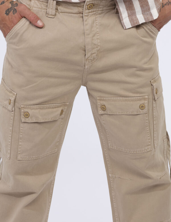 Pantalone taglia 32 Guess Beige - L’articolo appartiene al campionario esclusivo di stagione: pezzo unico.Cod. art. M5GA86WG