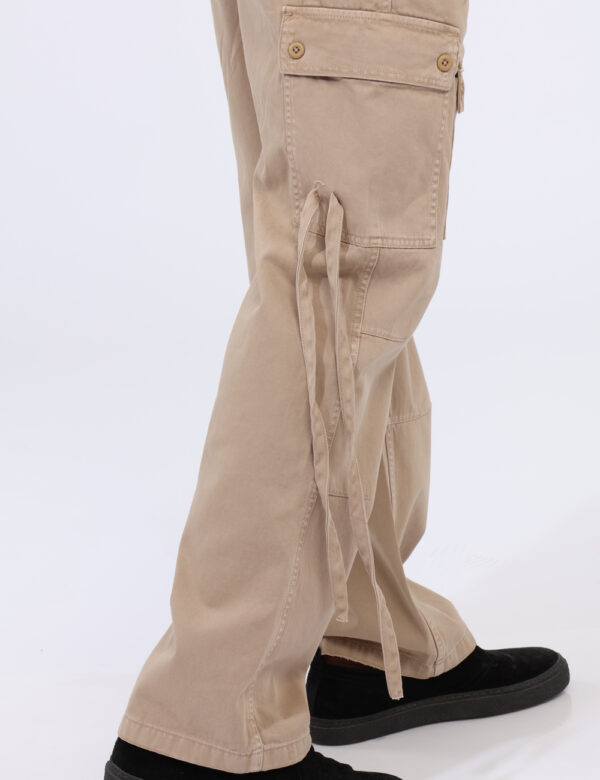 Pantalone taglia 32 Guess Beige - L’articolo appartiene al campionario esclusivo di stagione: pezzo unico.Cod. art. M5GA86WG