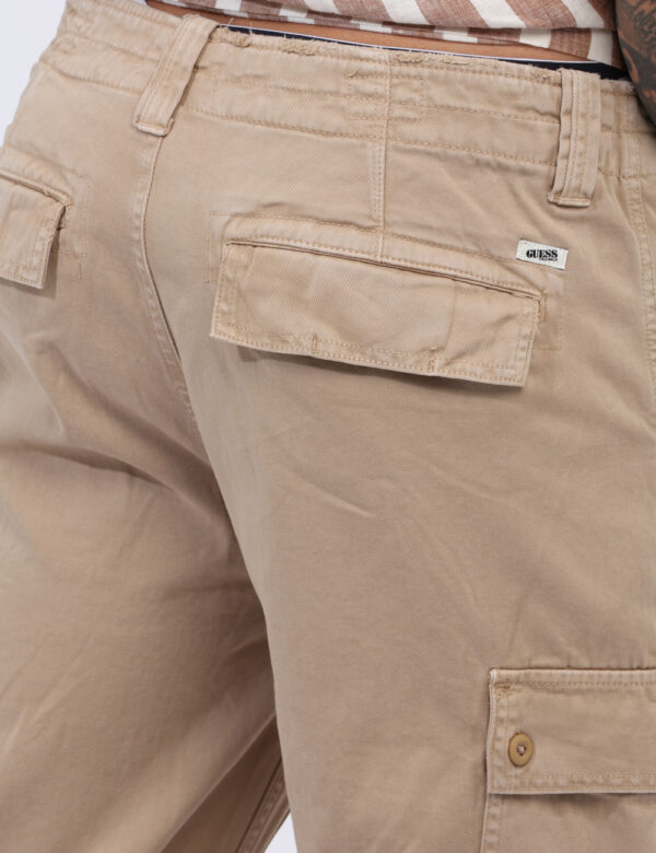 Pantalone taglia 32 Guess Beige - L’articolo appartiene al campionario esclusivo di stagione: pezzo unico.Cod. art. M5GA86WG