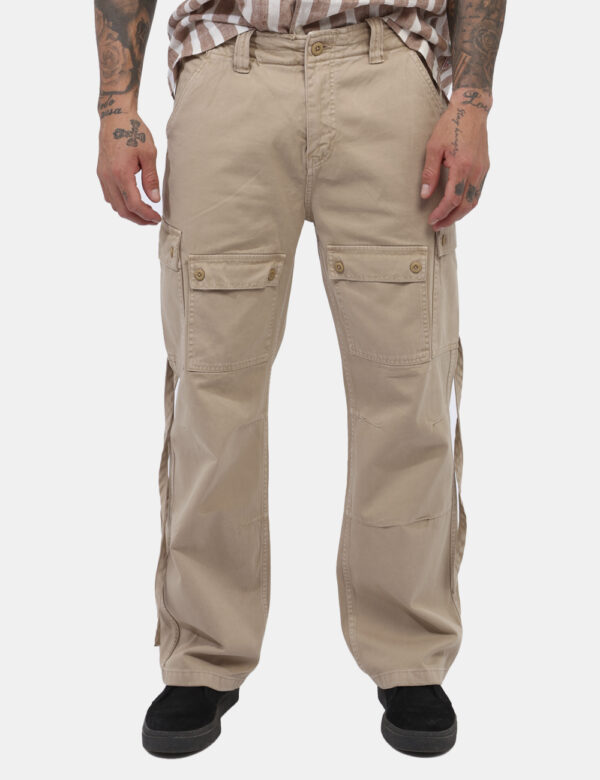 Pantalone taglia 32 Guess Beige - L’articolo appartiene al campionario esclusivo di stagione: pezzo unico.Cod. art. M5GA86WG