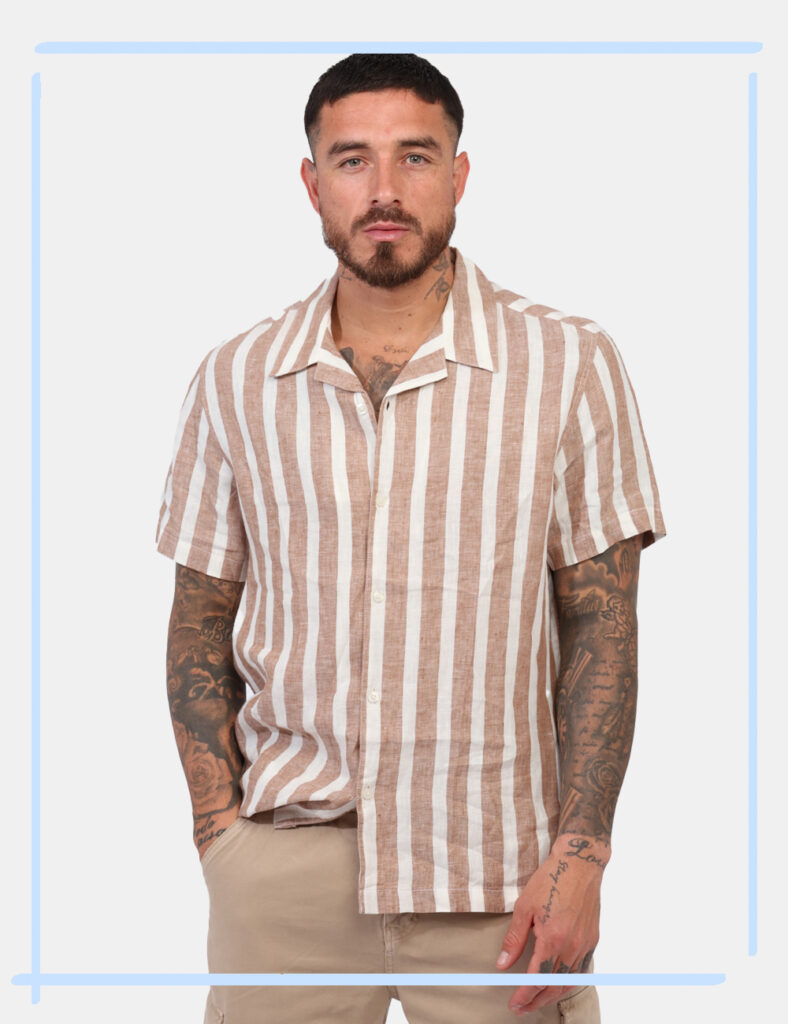 Camicie e Felpe da uomo Guess - Camicia taglia L Guess Marrone