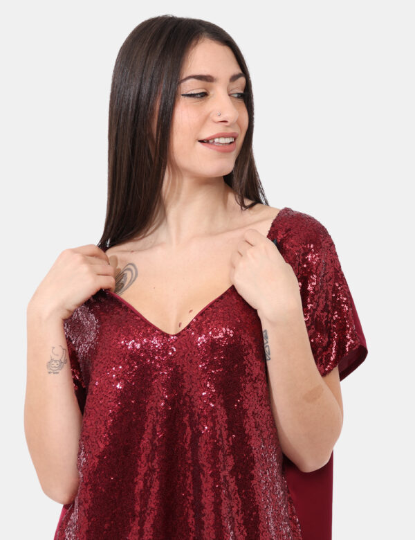 Blusa Sandro Ferrone Bordeaux - Cod. artS7YBEMIELES 2SVVi ricordiamo che tutti i nostri articoli sono originali.