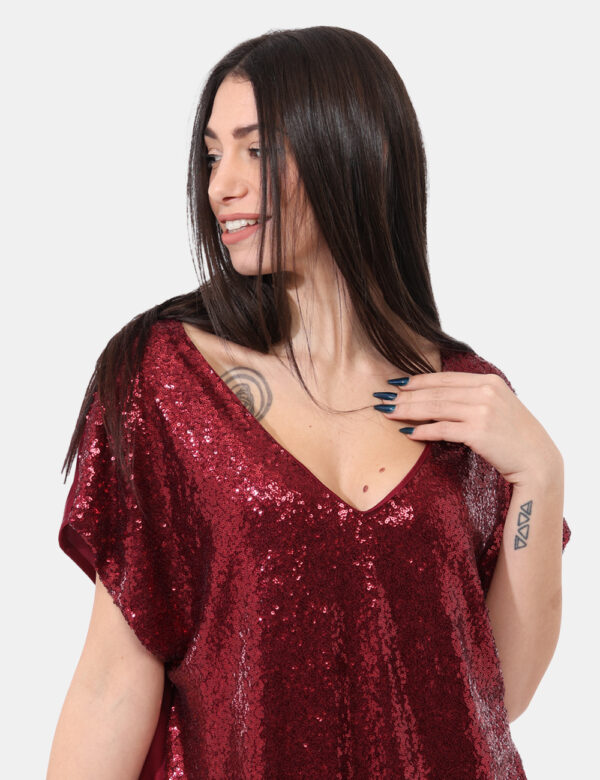 Blusa Sandro Ferrone Bordeaux - Cod. artS7YBEMIELES 2SVVi ricordiamo che tutti i nostri articoli sono originali.