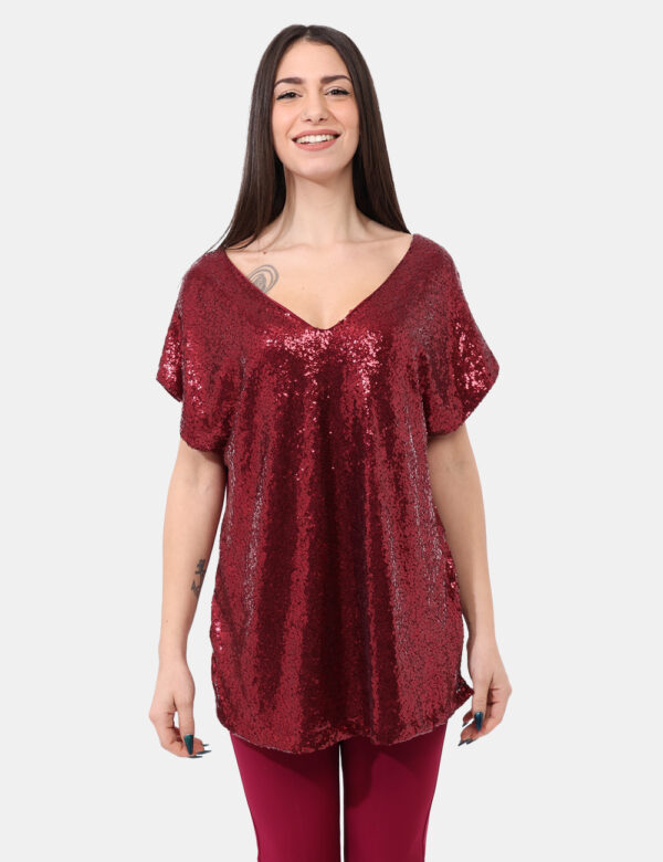 Blusa Sandro Ferrone Bordeaux - Cod. artS7YBEMIELES 2SVVi ricordiamo che tutti i nostri articoli sono originali.