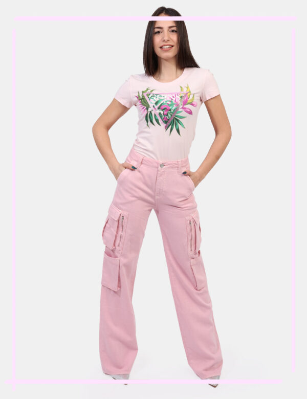 Jeans taglia 27 Guess Rosa - L’articolo appartiene al campionario esclusivo di stagione: pezzo unico.Cod. art. W4BA97D5BP0 G