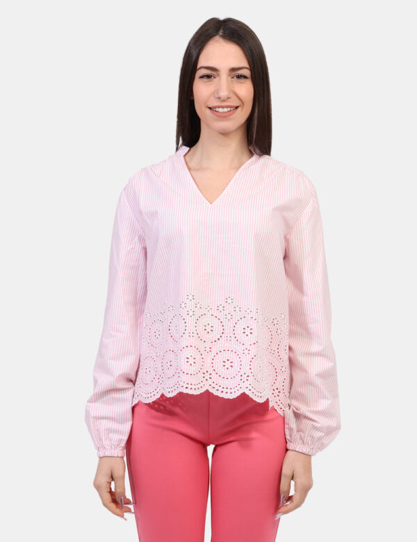 Camicia Gaudi Rosa taglia 42 - L’articolo appartiene al campionario esclusivo di stagione: pezzo unico.Cod. art. C511BD45004