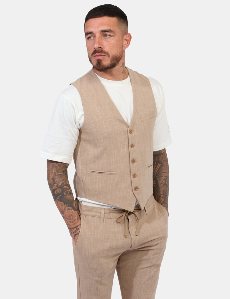 Gilet Prj22. Beige