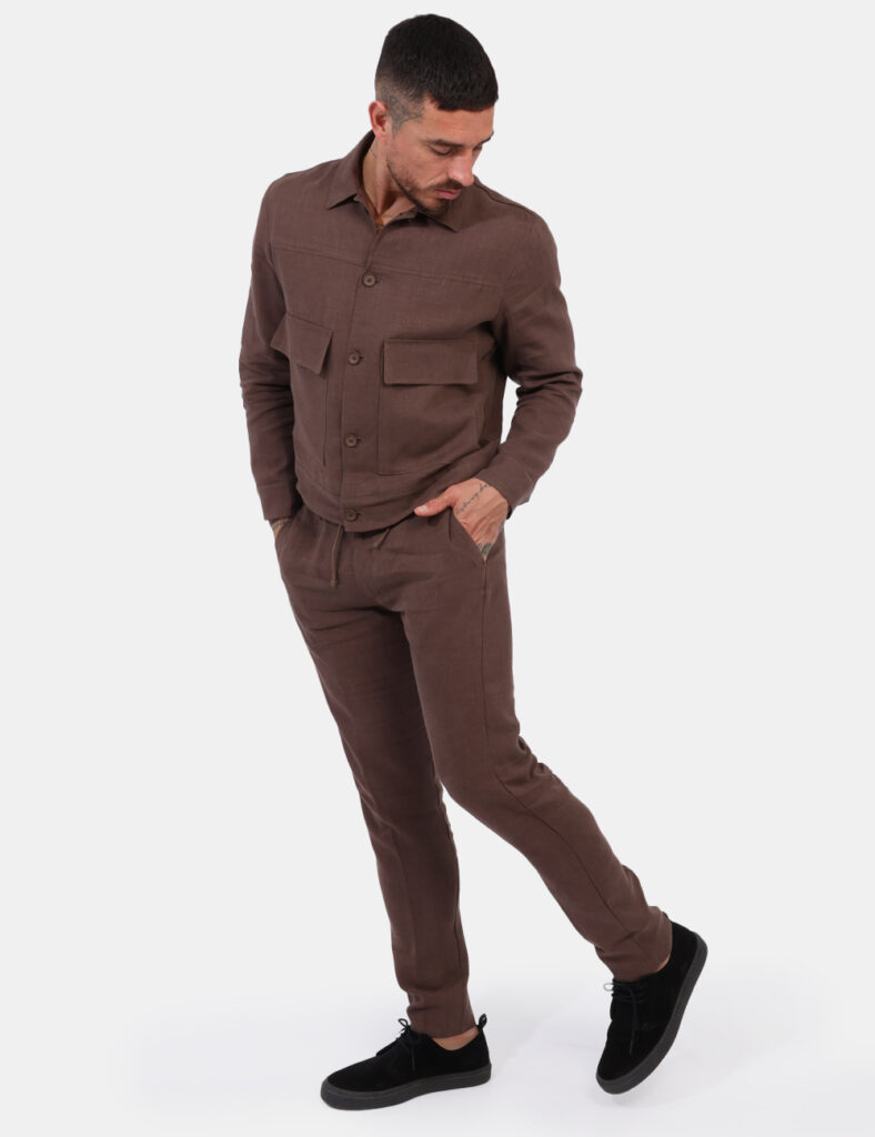 Pantaloni Prj22. Marrone